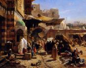 古斯塔夫 鲍恩芬德 : Market at Jaffa